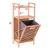 Import Bamboo Laundry Hamper Tilt-Out with Shelf &amp; Removable Liner for Bathrooms &amp; Spas Space Saving Storage Laundry Basket from China