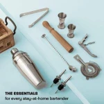 Bartender Bar Set Tool Cocktail Drink Mixer Shaker Set for Memorable Drink  Bartending Kit Barware Set