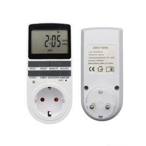 BAT Electronic Digital Timer Switch 24 Hour Cyclic EU UK AU US BR FR Plug Kitchen Timer Outlet Programmable Timing Socket