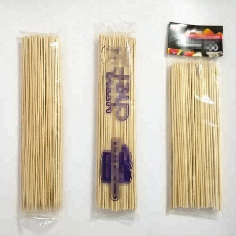 BBQ Natural bamboo sticks 25cm*3.0mm