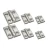 Import Bearing Hinges CL226 Stainless Steel Invisible Hinge Door Hinge from China