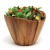 Import Beautifully Shaped Large Salad Bowl Acacia Natural Health Reusable Bamboo Bowl from China