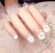 Import Best-selling 24pcs 3D Artificial Fingernail ABS Full Cover Flower False Nails Tips from China