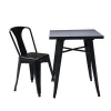 Best selling Colorful Modern metal cheap table and chair