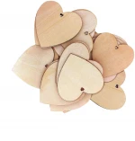 Best Selling Heart Shaped Wooden Decoration for DIY Crafting