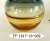 Import Best selling light gray and gold gradient round fish bowl shape ikebana modern art murano glass vase glass terrarium from China