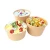 Import Beverage Use Disposable Fastfood Bowls Kraft Paper Bowls Salad Bowls from China