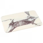 Biodegradable rectangular chopping board custom decal bamboo fiber cutting board
