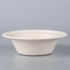 Biodegradable sugarcane bagasse salad bowl with clear lid 9 16 18 24 32oz Disposable compostable sugar cane bowl tableware