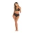 Black fruit pattern brazilian bikini beachwear 2 piece high waist swimsuits for women