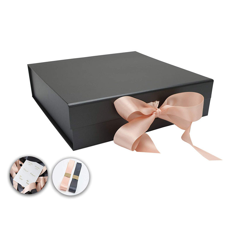 Buy Black Gift Box Packaging Printed Paper Boxes Custom High Quality