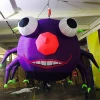 Black halloween inflatable spider/inflatable spider cartoon in other holiday supplies
