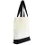 Import Black handle canvas bag custom print promotional 100% cotton canvas tote bag wholesale from China