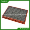 black high end leather jewelry ring trays for ring display