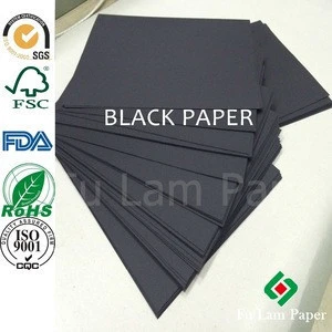 Black kraft paper/black paper board/laminated black paperboard sheet