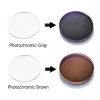 Blu Ray Photochromic Gray Anti Reflection Single Vision Hmc Eyewear Lens/lenses color eye