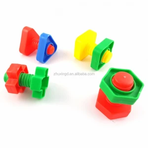 Bolts Birds Toys Parrot, Chewing Toy Plastic Screw Parts, Medium Large Parrots Macaws Cockatoos