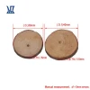 BQLZR 1.37inch Cutouts ornaments DIY craft project circle round small wood pieces