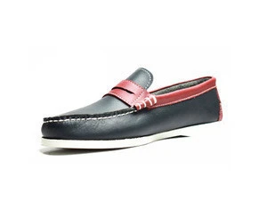 Branded boat casual shoe  stock men genuine leather shoes