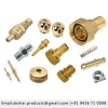 Brass Components, Brass Gas Valve Parts, Brass Connectors CNC Turning Parts