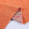 Breathable orange 70% cotton 30% polyester french terry knit fabric