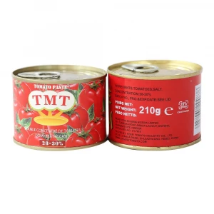 Canned Tomato Paste factory with double concentrate 28-30% brix
