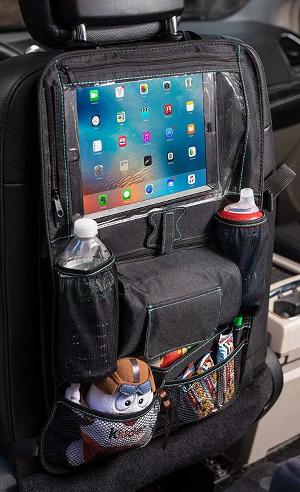 Car Organizers Covers Protectors Tablet Holder Large Storage Pockets Kick Mats for Toy