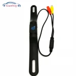 Car Rear View Camera HD Waterproof License Plate Frame Reversing Camera Metal CCD Night Vision Parking Camera