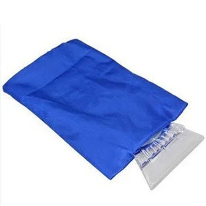 Car Windshield Ice Scraper with Blue and Waterproof Mitt-Snow with Glove that Keeps your Hands Warm and Dry