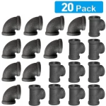 Cast Iron Pipe Fit Decor Pipe Fitting  Elbow Industrial