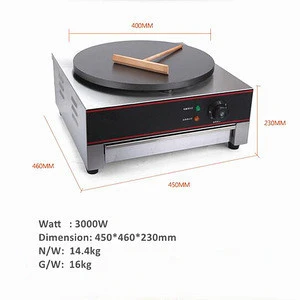 CE Approval Commercial Single Plate Gas Crepe Maker Machine/gas Crepe Making Machine Made in China