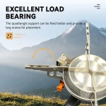 CE Hot Sale Portable Automatic Folding Camp Stove for Outdoor Camping Travel Other Outdoor Activities