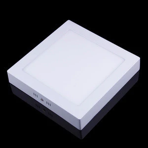 CE RoHS 6W 12W 18W 24W AC85-265V led ceiling panel light Round Square Surface Mounted Led Panel Light
