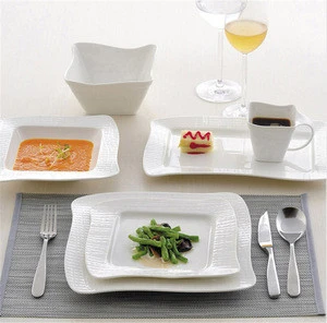 ceramic Fine Porcelain Dinnerware set with your own logo
