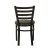 Import Chair solid home furniture structure good price high quality row back metal dining chair from China