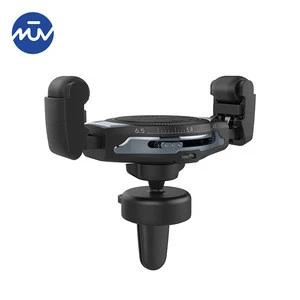 Charging for Any Mobile Phone qi metal auto clamping universal wireless car holder charger oem