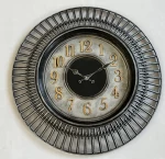 Cheap big size pop up number  Retro decorative round vintage plastic wall clock
