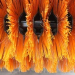 Cheap Hydraulic Road Cleaning Angle Broom Attachment For Loader