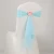 Import cheap organza ruffle chair sash for wedding decoration from China