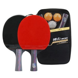 Cheap Price Custom Logo Table Tennis Bat/Racket Set