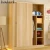 Import Cheap price for the hotel furniture 2 door slider wooden wardrobe with mirrored doors from China