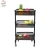 Import Cheap price home 3 tiers movable trolley cart storage steel metal rack rolling cart from China