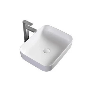 Cheap Square White Bathroom Ceramic Sink