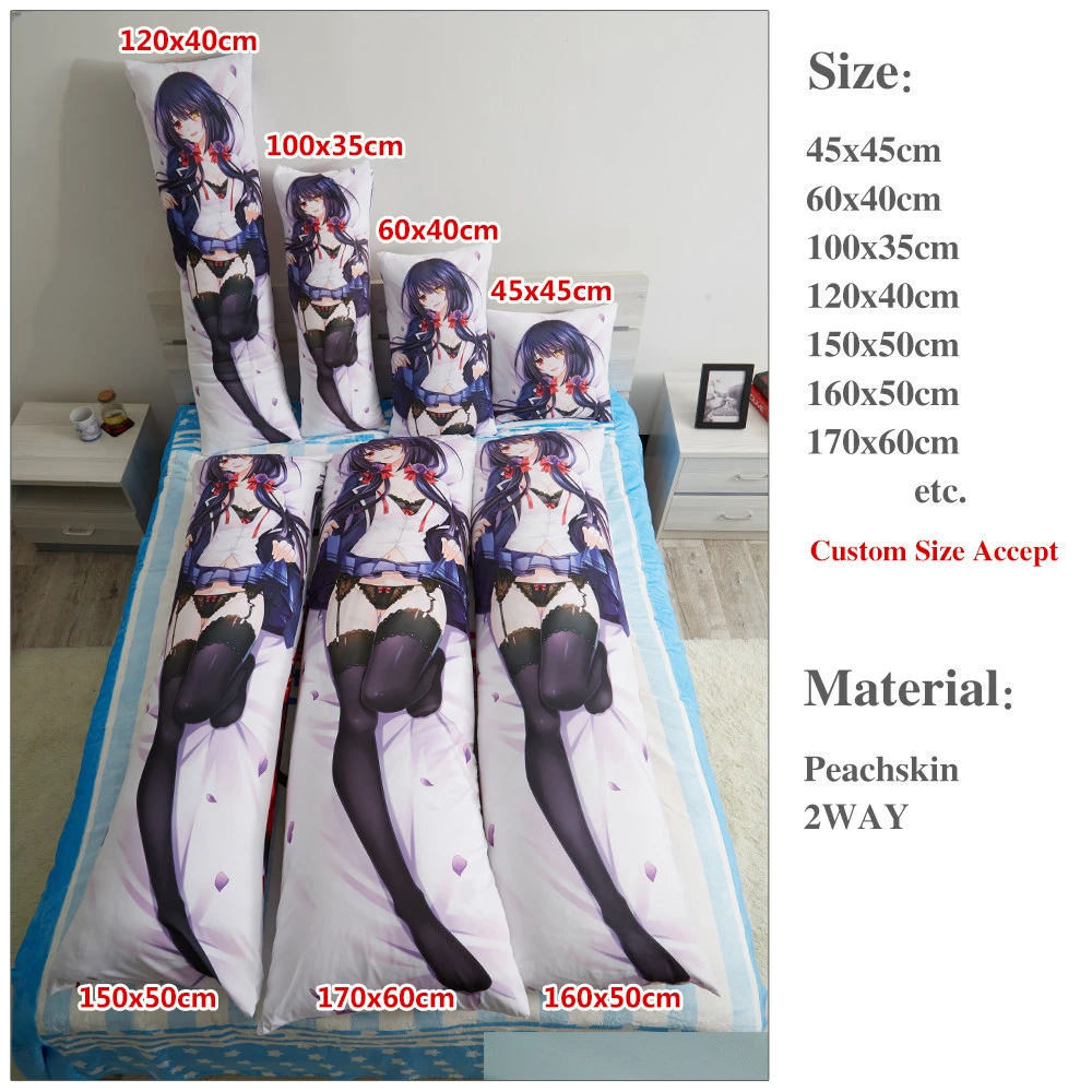 cheap wholesale custom dakimakura anime pillow case unconcerned r18 hentai