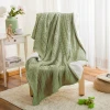 cheap wholesale stock crochet cable knit throw