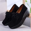 cheelon shoes new nubuck leather tassel sport swing women casual height increasing shoes