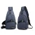 Import Chest bag men&#x27;s backpack 2020 new simple canvas shoulder bag sports leisure travel shopping men&#x27;s bag from China