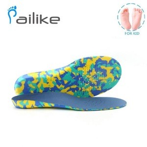 Child Kids orthotic insoles for arch support for flat foot EVA foam heel cushion protector pads