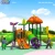 Import children outdoor play center game plastic tubes playground for preschool from China