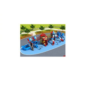 Children outdoor rope plastic climbing frame muti-function fitness playground
